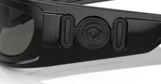 Versace 0VE4446 GB1/87 Black Wrap Sunglasses
