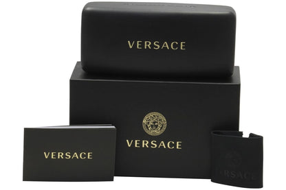 Versace Man Sunglasses, Black Lenses Metal Frame, 41mm