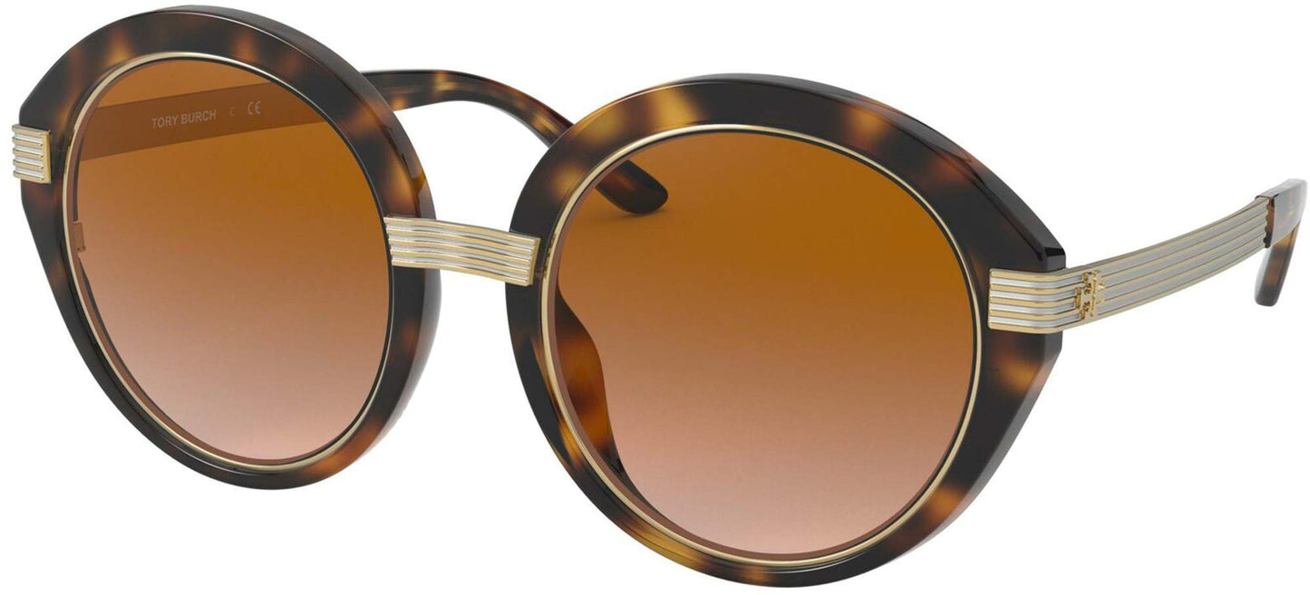 Tory Burch TY9060U  183113 Women's Sunglasses Dark Tortoise/Dark Brown Gradient 54