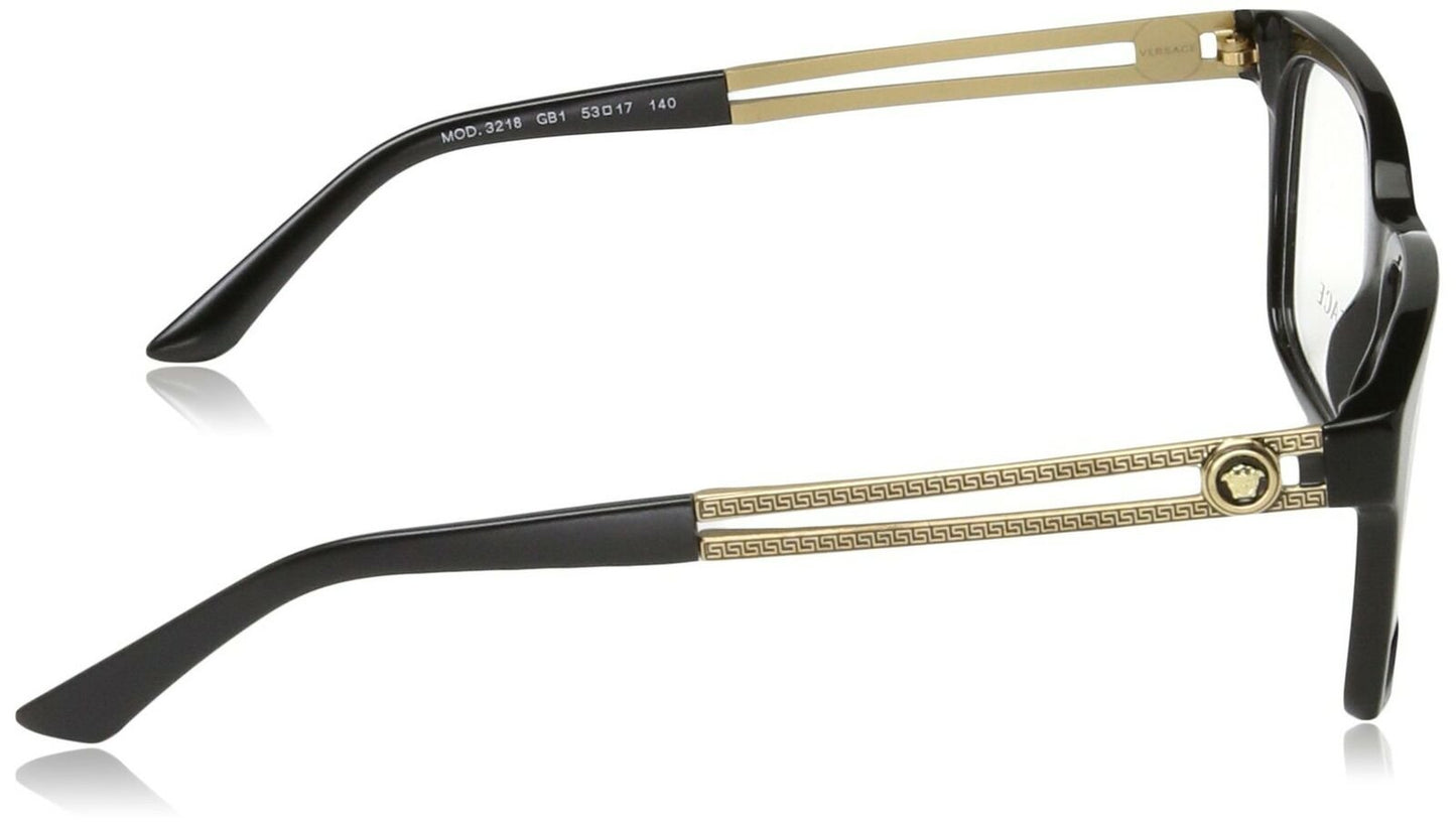 Versace Men's Black Eyeglasses  0VE3218 GB1 53mm
