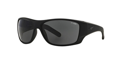 ARNETTE Men's AN4215 Heist 2.0 Rectangular Sunglasses, Fuzzy Black/Grey, 66 mm