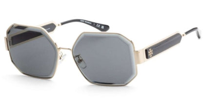 Tory Burch TY6094 327187 60mm Shiny Light Gold Sunglasses