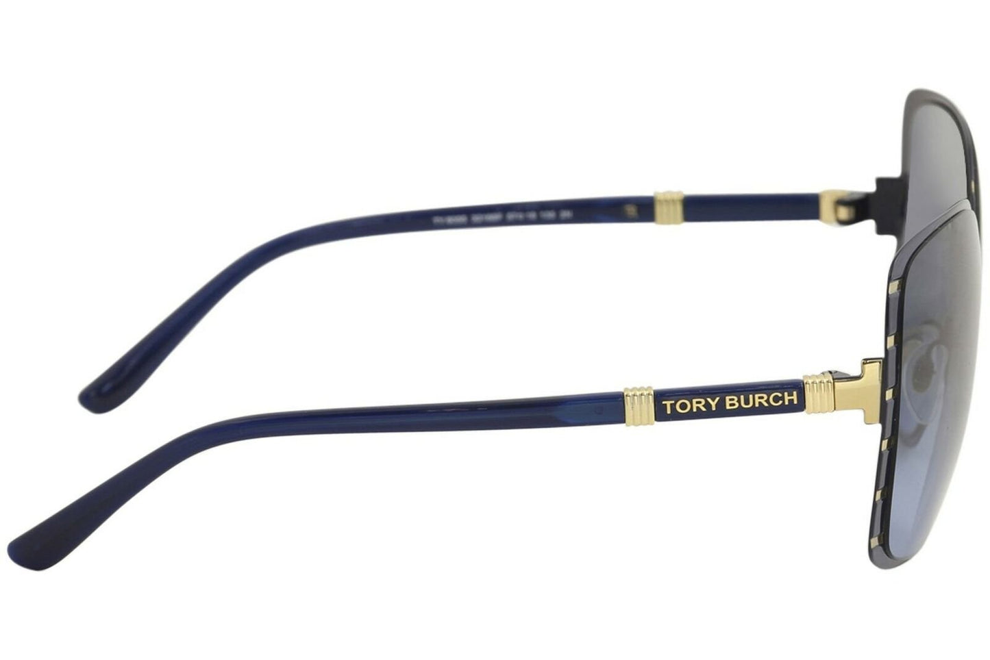 Tory Burch Women's 0TY6055 57mm Midnight Navy/Gold/Blue Gradient One Size