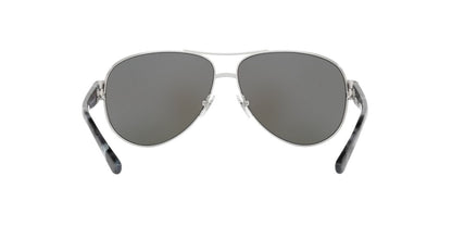 Tory Burch Women's TY6057 Blue/Silver mirror Sunglasses 60mm