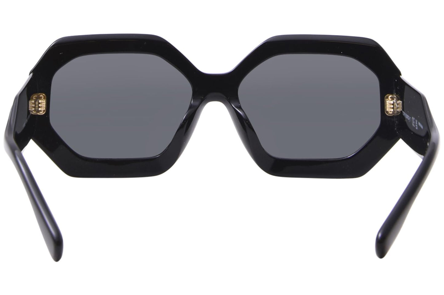 Tory Burch TY 7192U 170987 Black Plastic Geometric Sunglasses Grey Lens