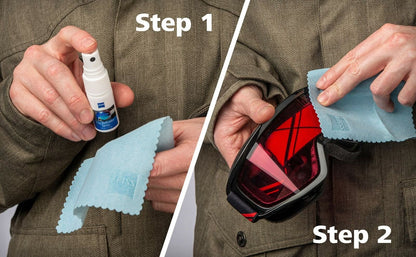 Zeiss Eyeglass Cleaner Anti-Fog Defender Kit - 1 Spray Cleaner and 1 Cloth