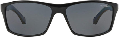 ARNETTE AN4207 41/81 61mm Boiler Black Polarized Gray Men's Sunglasses