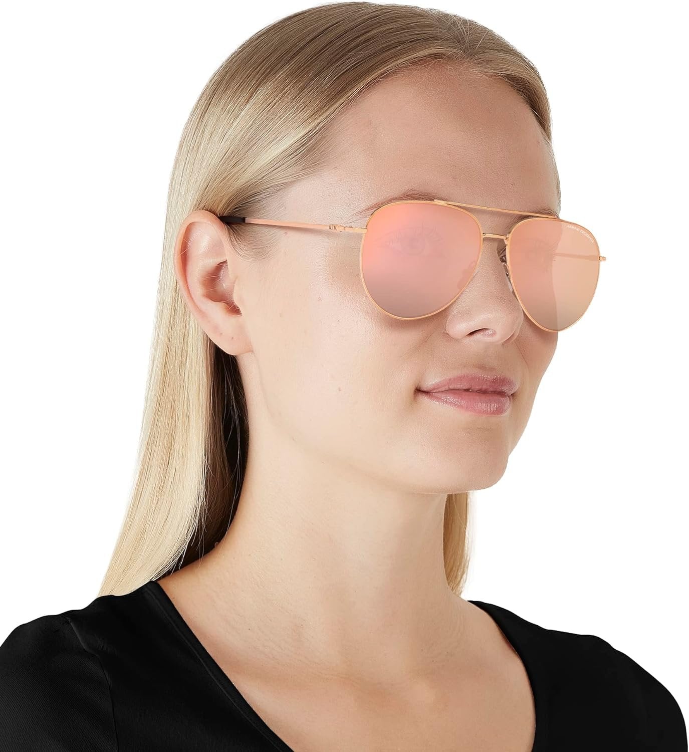 A｜X ARMANI EXCHANGE Ax2043S 61034Z Pink Mirror Sunglasses