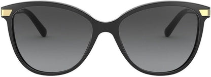 BURBERRY BE 4216 3001T3 Black Cat-Eye Polarized Grey Gradient Sunglasses