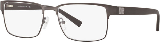A|X Armani Exchange Men's AX1019 6089 54mm Metal Square Eyeglass Frames,