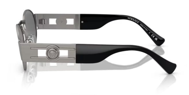 Versace 0VE2264 10016G 56mm Silver/Grey Sunglasses