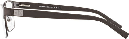 A|X Armani Exchange Men's AX1019 6089 54mm Metal Square Eyeglass Frames,