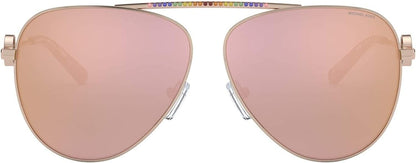 Michael Kors MK1066B 1108AZ 59mm Salina Aviator Metal Sunglasses