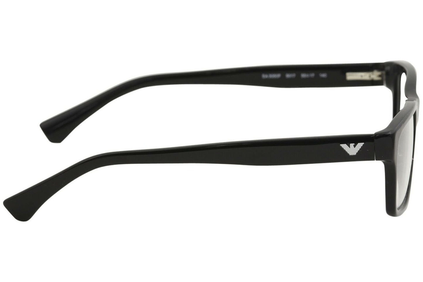 Emporio Armani EA 3050F Men's Eyeglasses Black 55 Asian fit
