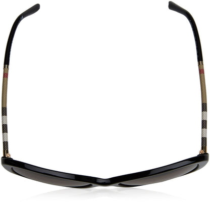 Burberry BE 4235Q 3001T5 Butterfly  Black /Brown Polarized  Gradient  Sunglasses