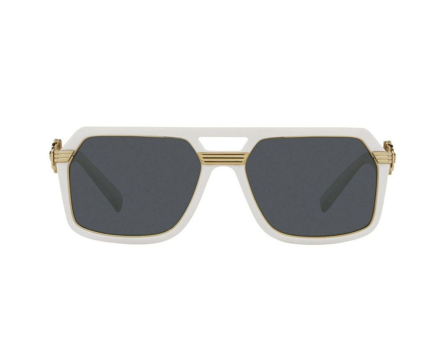 Versace VE4399 White/Dark Grey Men's Sunglasses