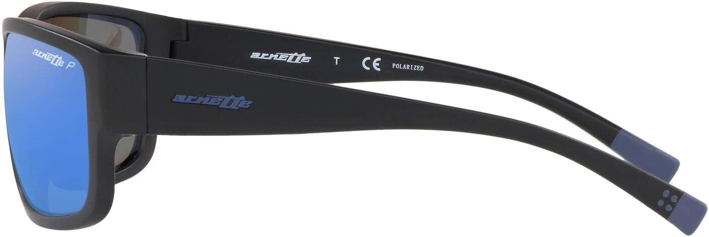 ARNETTE AN4256 01/22 62mm Unisex Polarized Sunglasses Matte Black Frame