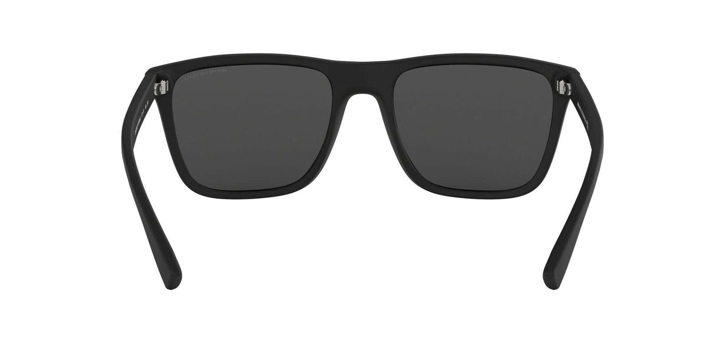 A|X ARMANI EXCHANGE Men's AX4080SF Square Sunglasses, Matte Black