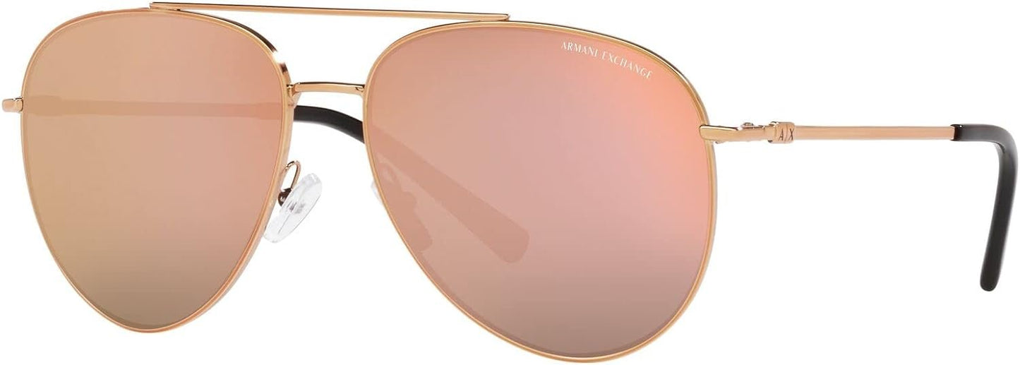 A｜X ARMANI EXCHANGE Ax2043S 61034Z Pink Mirror Sunglasses