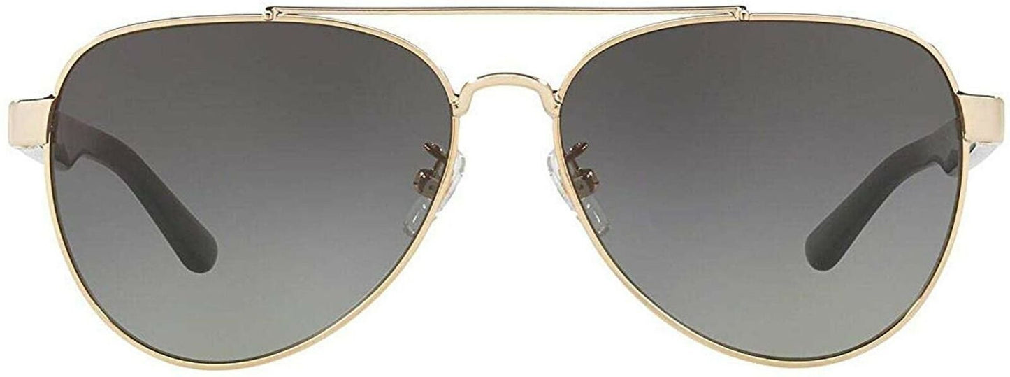 Tory Burch TY6070 Sunglasses 327111-57 Lt Grey Gradient Lenses