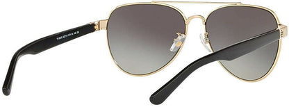 Tory Burch TY6070 Sunglasses 327111-57 Lt Grey Gradient Lenses