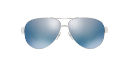 Tory Burch Women's TY6057 Blue/Silver mirror Sunglasses 60mm