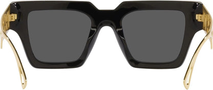 VERSACE VE4431 GB1/87 50mm Black Dark Grey Women's  Sunglasses