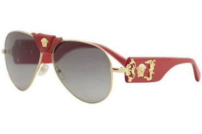 Versace Sunglasses 0VE2150Q 100211-62 - Gold Frame, Grey Gradient Lenses