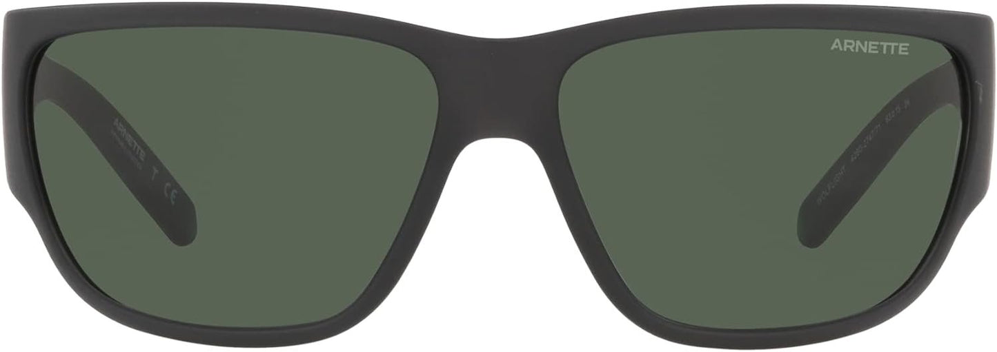 ARNETTE Men's AN4280 274771 Wolflight Rectangular Sunglasses