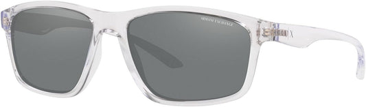 Armani Exchange 0AX4122S 83336G 59mm Crystal Mirror Sunglasses