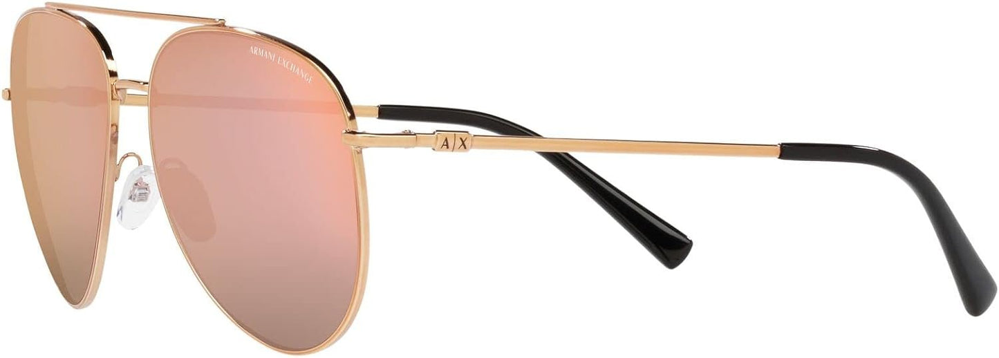 A｜X ARMANI EXCHANGE Ax2043S 61034Z Pink Mirror Sunglasses