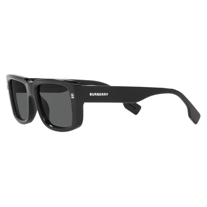 BURBERRY BE 4376U 300187 55MM Jarvis Black Dark Grey Sunglasses